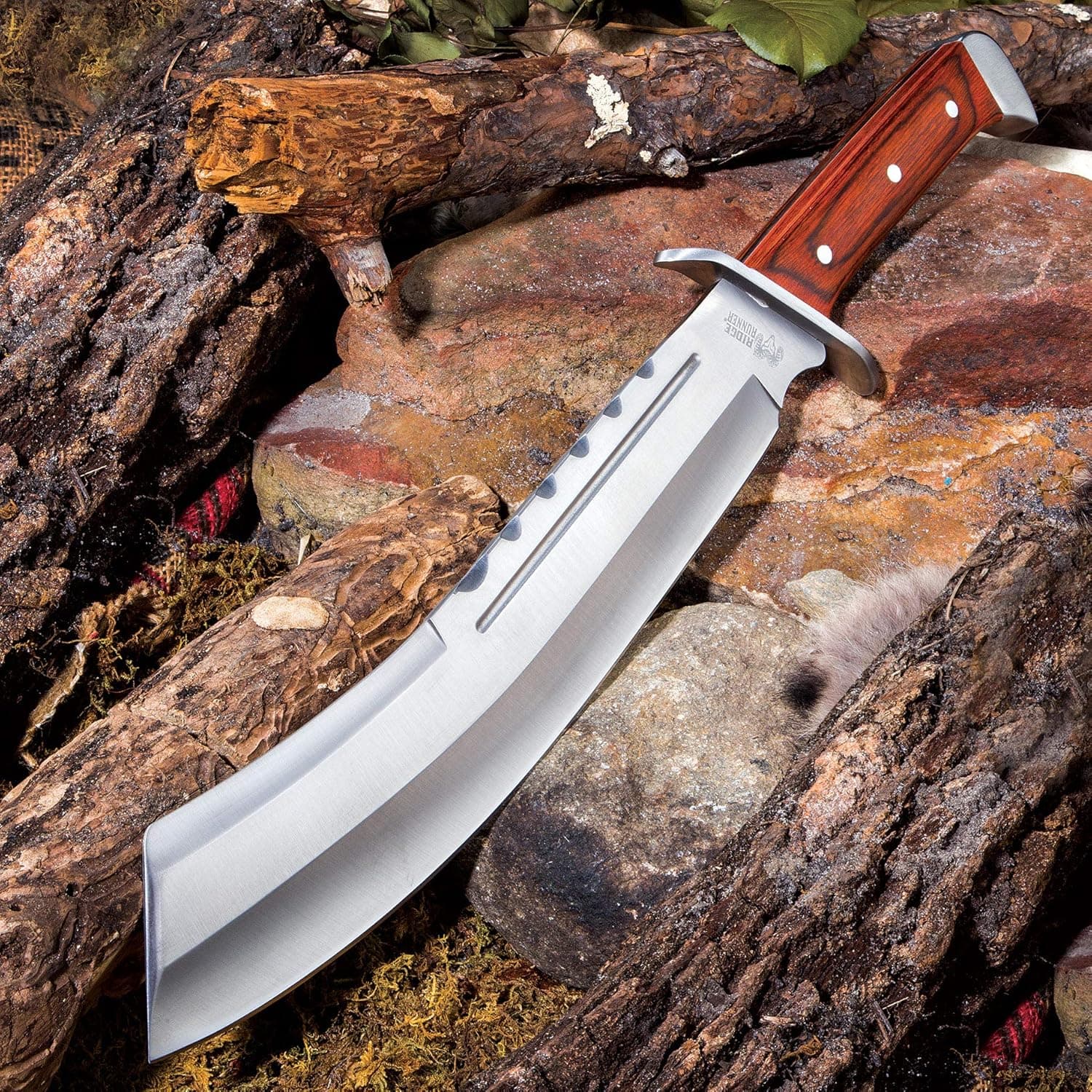 Ridge Runner Brimstone Canyon Machete/Fixed Blade Knife with Nylon Sheath