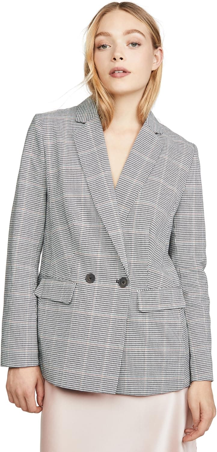 cupcakes and cashmere Women's Thames Double Breasted Boyfriend Blazer