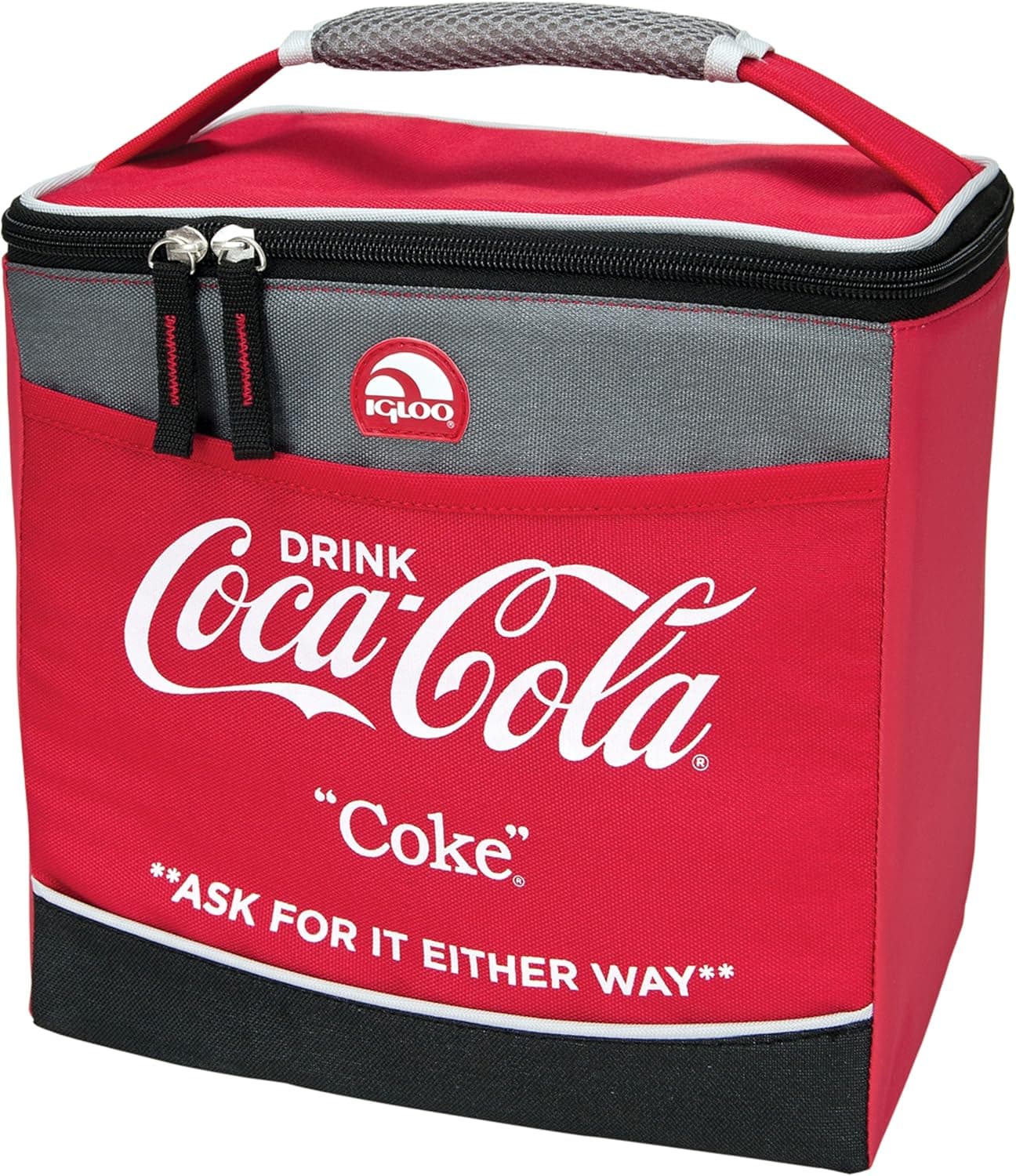 Igloo 9 Can Coca-Cola Series Soft Vertical Cooler (Red/White)