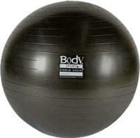 Body Sportr Studio Series Fitness Ball Exercise Ball 55 Cm Charcoal Slow Air Release Bulk Packaged