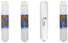Omnipure Q5605, (2) Q5633, and Membrane Replacement Sediment Carbon Filter Cartridge Set w/ 36 GPD Membrane for Purotwist 4000