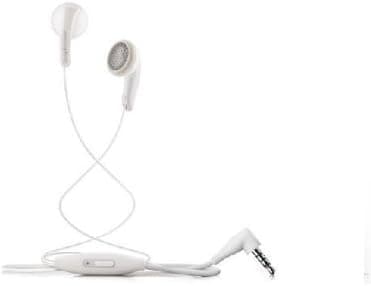 Sony MH410C (1262-8301) White Lightweight In-Ear Headphones Stereo Headset Hands-Free Stereo Earbuds Earphones In-Line Microphone & Volume Control