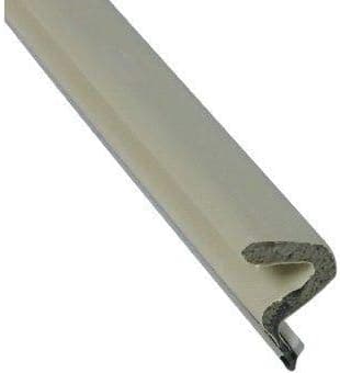 3 Pieces of Beige Replacement Door Seal for Kerfed Millwork Doors - Door Weatherstrip (3 Pieces 85" Long Each)
