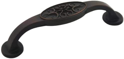Cosmas 10 Pack 9133-96ORB Oil Rubbed Bronze Cabinet Hardware Handle Pull - 3-3/4" (96mm) Hole Centers