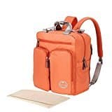 YOHOOLYO Cosmetic Makeup Bag Detachable Compartment Christmas Gifts Orange