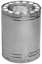 Metal-Fab Stainless Insulated Chimney Pipe - 6" x 3FT
