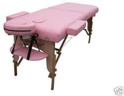 77" Long 4" Pad Pink Portable Massage Table Spa Tattoo Bed