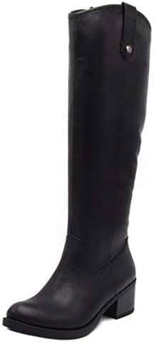 LONDON FOG Womens Irie Riding Boot, Regular and Wide Calf colors available