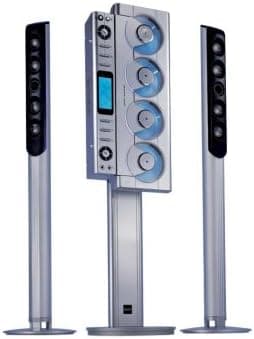 Sharper Image Vertical 4-CD Stereo with Aluminum-Cone Driver Technology SA255 - Mini system - radio / 4xCD