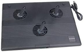 Notebook Cooler Pad w/3 60mm Fans (Black)