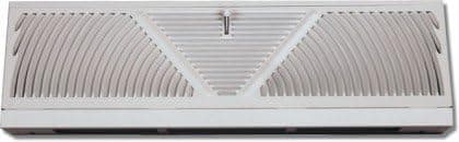 Shoemaker 875-15 37377"x15" Baseboard Diffuser - White