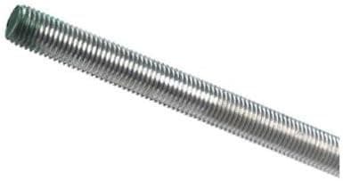 Forney 49701 Galvanized All-Thread Rod, 3/8" x 16 x 2'
