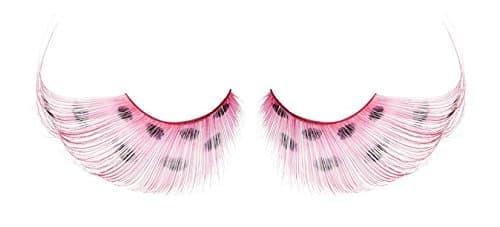 Zinkcolor Pink Polka Dots False Synthetic Eyelashes W592 Dance Halloween Costume