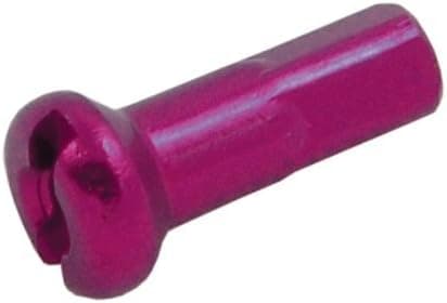 Wheelsmith Alloy Nipples (Pack of 50), Purple, 20x12mm