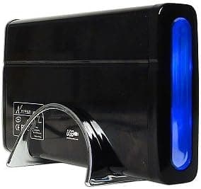 A-Power 3.5" USB 2.0 Aluminum Ext HDD Enclosure w/LED (Blk)