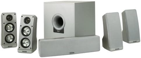 KLH Plat-6 6-Piece Surround Speaker System with 100-Watt Subwoofer (Discontinued by Manufacturer)