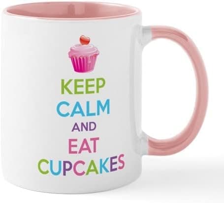 CafePress Keep Calm And Eat Cupcakes Mug Ceramic Coffee Mug, Tea Cup 11 oz