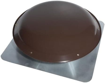 Broan-NuTone 349BR Roof Mount 120V Powered Attic Ventilator, 1000 CFM, Brown