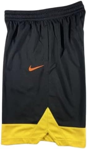 Nike Men's Dri-Fit Icon Basketball Shorts Black/Yellow Size Small
