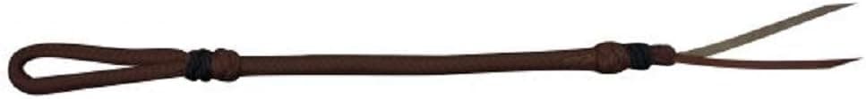 Showman Two Tone Braided Nylon Quirt Made of Soft and Durable Nylon Wrist Loop Approx 21.5" Long