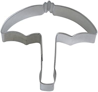 R&M Umbrella 3" Cookie Cutter in Durable, Economical, Tinplated Steel