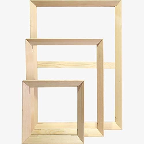 HOS Wooden Frame Canvas Stretcher Bars Canvas Frame for Oil Painting Art Wooden Inner Frames Set Match for Canvas Wall Art Paintings and Paint by Numbers 16X20 inches