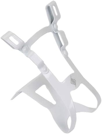 Origin 8 - Double Strap Urban/Road Toe Clips, Large, Powder Coated White, Pair.