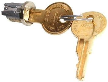 Timberline Lock Plug Nickel Keyed Alike Key Number 100 (1)