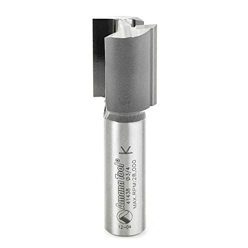 Amana Tool - 41438 Carbide Tipped Straight Plunge High Production 3/4 Dia x 1" 2 S