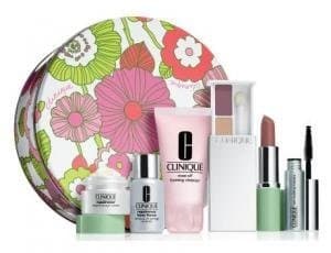 Clinique New! Summer 2012 Repairwear 7 Pcs Gift Set: Repairwear Intensive Eye Cream, Repairwear Laser Focus Wrinkle & UV Damage Corrector, Rinse-Off Foaming Cleanser, Colour Surge Eye Shadow Duo, Long Last Lipstick, Lash Doubling Mascara and One Exclusive Clinique Tin