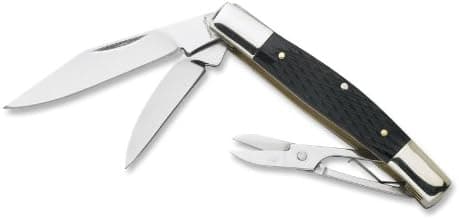 Browning 877 Gunstock Jigged Bone Knife, 3 Blade