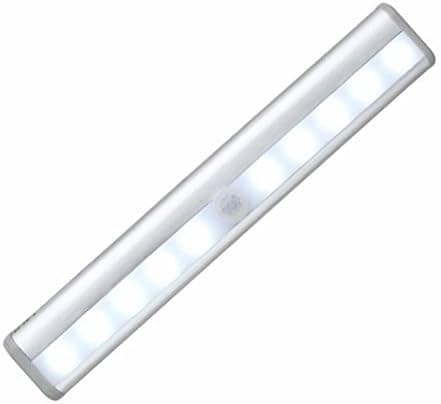 Stick-on Anywhere Portable Little Light LED Under Cabinet Lights 12-LED Motion Sensor Activated Night Light Build in Rechargeable Battery Magnetic Tap Lights for Closet,Cabinet(Warm White)