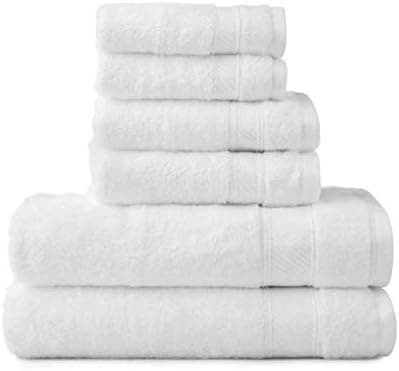 Wamsutta 6-Piece Hygro Duet Bath Towel Set (White)