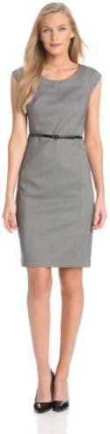Jones New York Women's Brooke Birdseye Cap-Sleeve Dress
