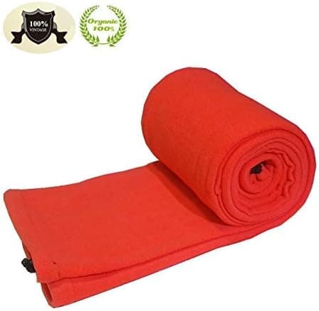E-Onfoot Warm Cozy Microfiber Fleece Zippered Sleeping Bag Liners