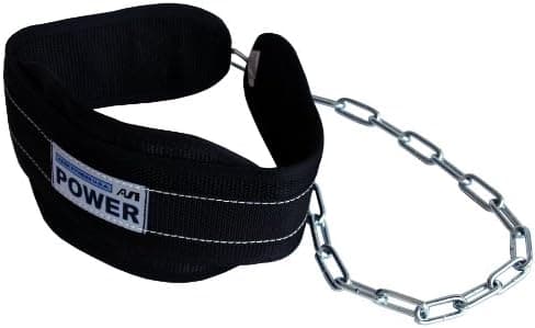 Ader Nylon Padded Fitness Dip Belt w/Chain