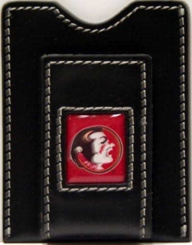 Florida State Seminoles Leather Money Clip and Card Holder