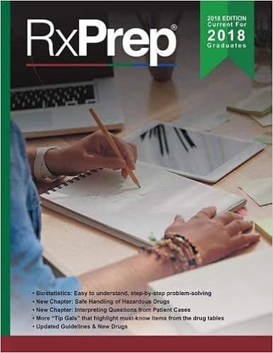 RxPrep's 2018 Course Book for pharmacist licensure exam preparation