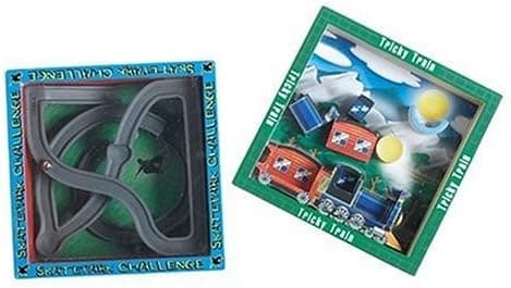 Lights Camera Interaction 2-Piece Skate Park Challenge & Tricky Train Pocket Maze Puzzle Set