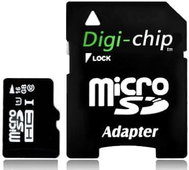 Digi-Chip HIGH SPEED 16GB UHS-1 CLASS 10 MICRO-SD MEMORY CARD FOR SAMSUNG GALAXY S4, S IV, Mini, Zoom, GALAXY J, Win Pro G3812, S Duos 2 S7582, Grand 2, I9230 Galaxy Golden, Galaxy Express 2, Samsung I9506 Galaxy S4, Round G910S, Core Plus, Galaxy Fresh S7390, I9500, I9502, CDMA, Young S6310, Galaxy Young Duos S6312, Samsung GT-S6310L cell phone