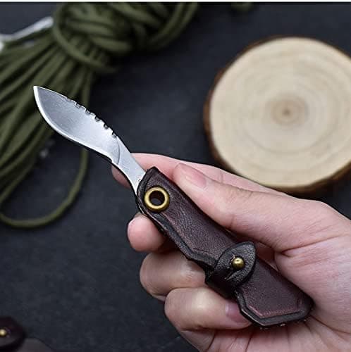 khaikk Friction Folding Knife outdoor survival pocket Knives D2 EDC handmade knife