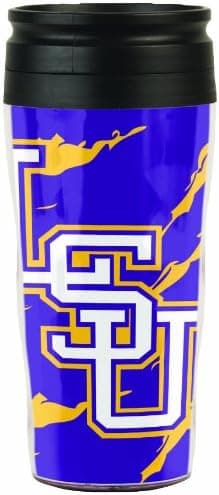 NCAA LSU Fightin Tigers Travel Mug, 16-Ounce