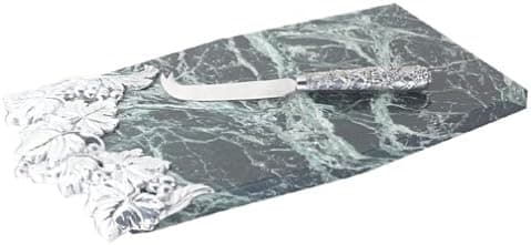 Lenox Grape Weave Marble Cheese Board with Knife