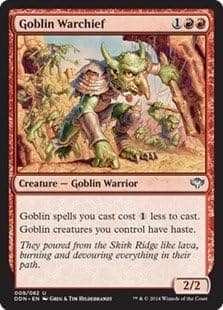 Magic The Gathering - Goblin Warchief - Duel Decks: Speed vs Cunning
