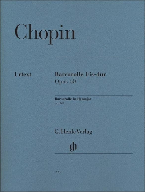 Barcarolle op.60 - Piano - (HN 993)