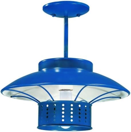 Westinghouse Lighting 64783 Garage Lighting One-Light Super Sport Adjustable Pendant Fixture, Nitro Blue