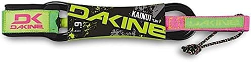 Dakine Kainui Team Surfboard Leash, Lime/Pink, 6-Feet x 1/4-Inch