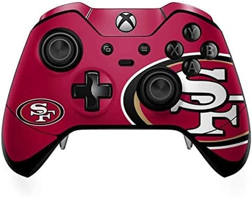 Skinit Decal Gaming Skin Compatible with Xbox One Elite Controller - Officially Licensed NFL San Francisco 49ers Large Logo Design