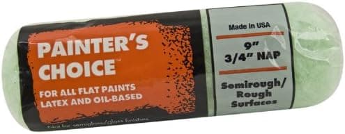 Wooster Brush R277-9 Painter's Choice Roller Cover, 3/4-Inch Nap, 9-Inch