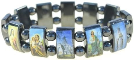 Magnetic Religious Bracelets-Brazilian Style (Lead & Nickel Free)
